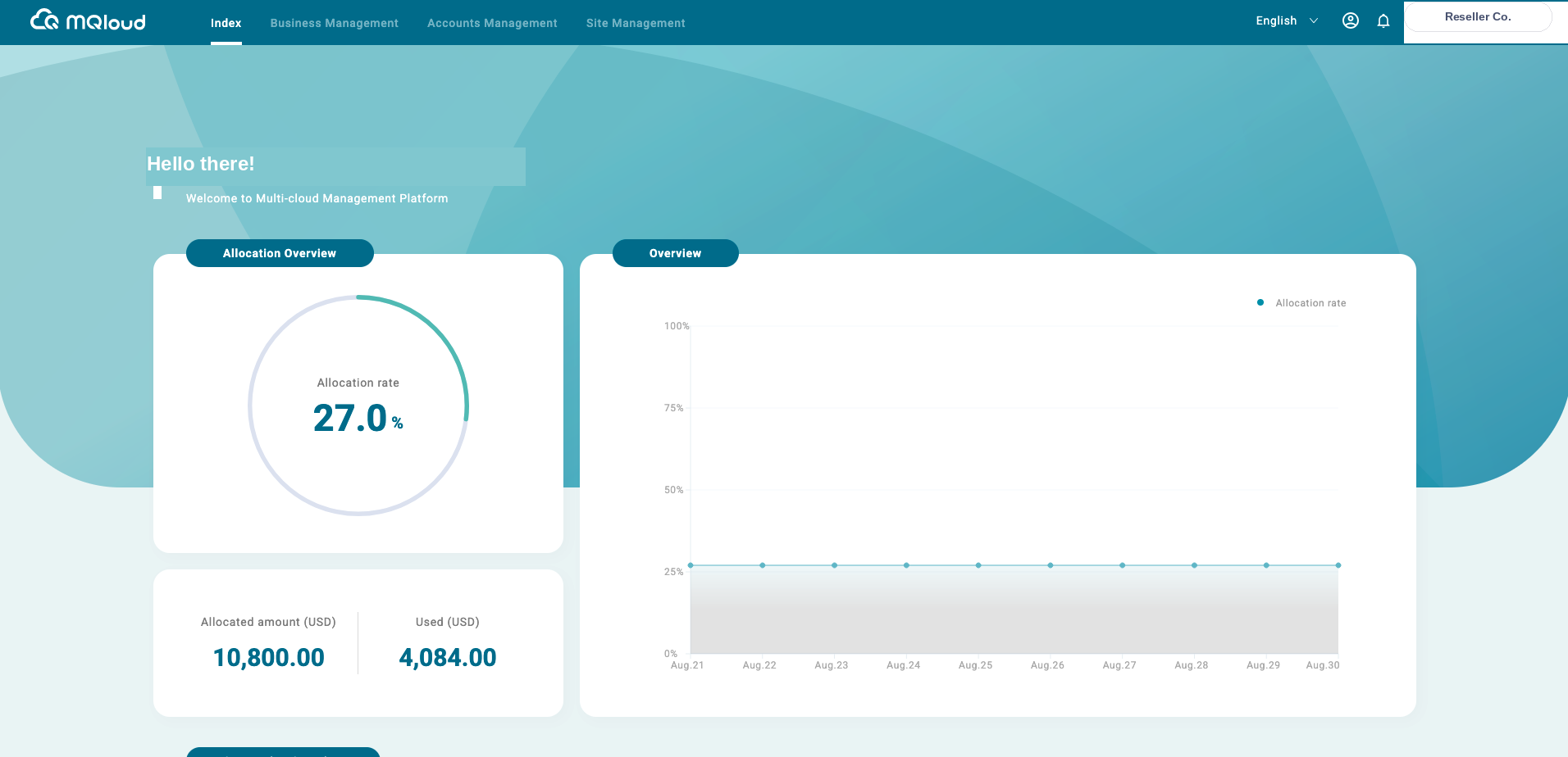Agent console screenshot